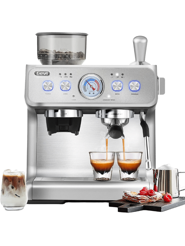 gevi espresso machine with grinder