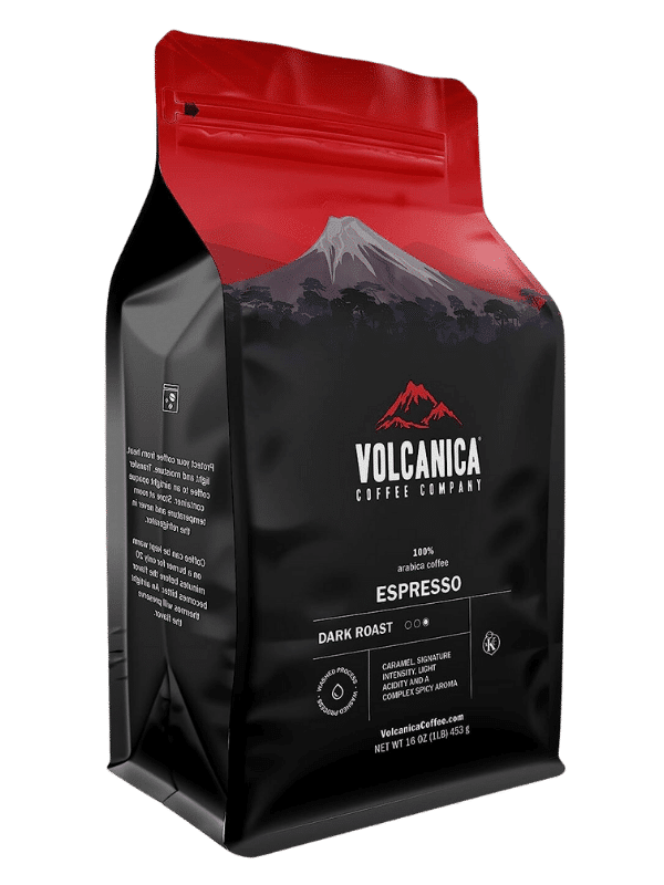 volcanica espresso dark roast coffee
