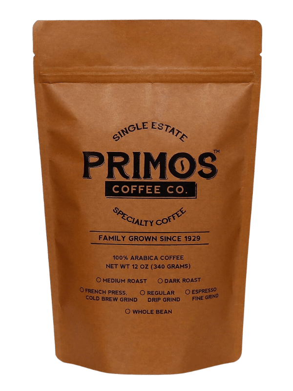 french press specialty coffee coarse ground primos coffee co