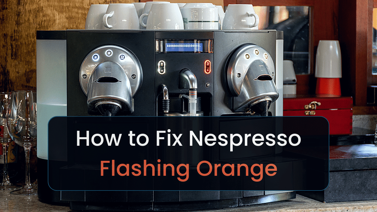 how to fix nespresso flashing orange