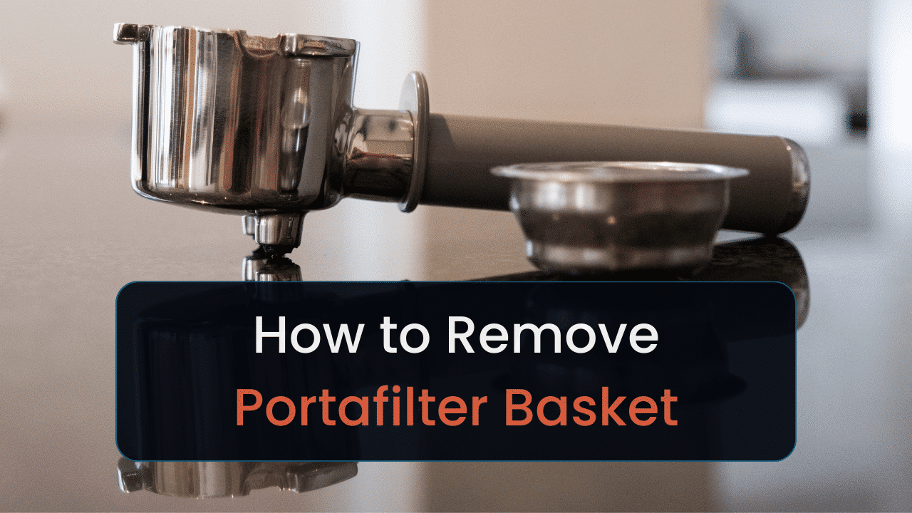 how to remove portafilter basket