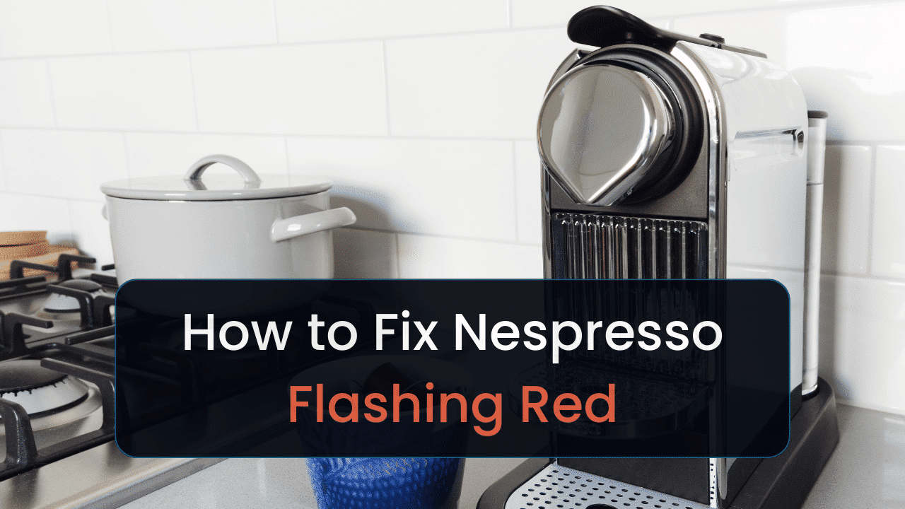 how to fix nespresso flashing red