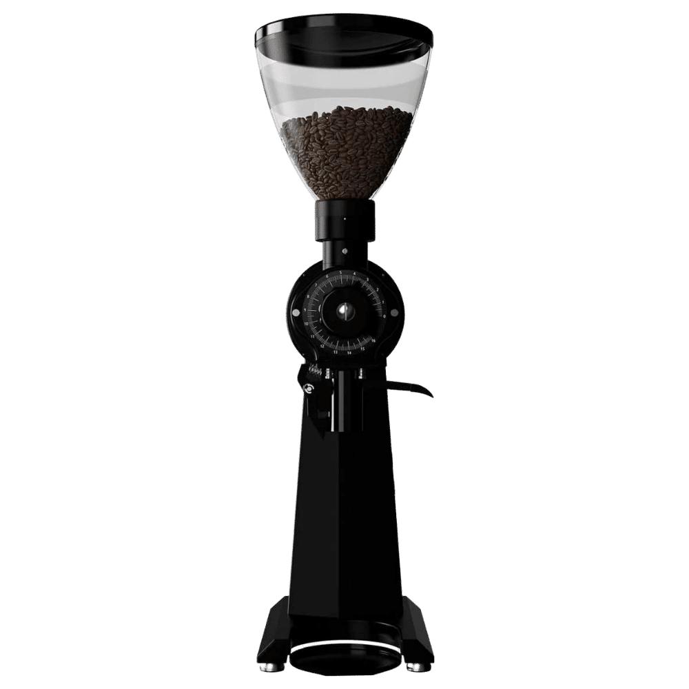 mahlkonig ek43 coffee grinder black front