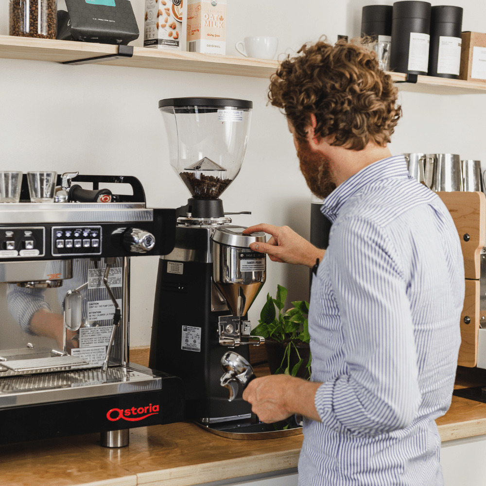 mazzer robur s electronic with barista