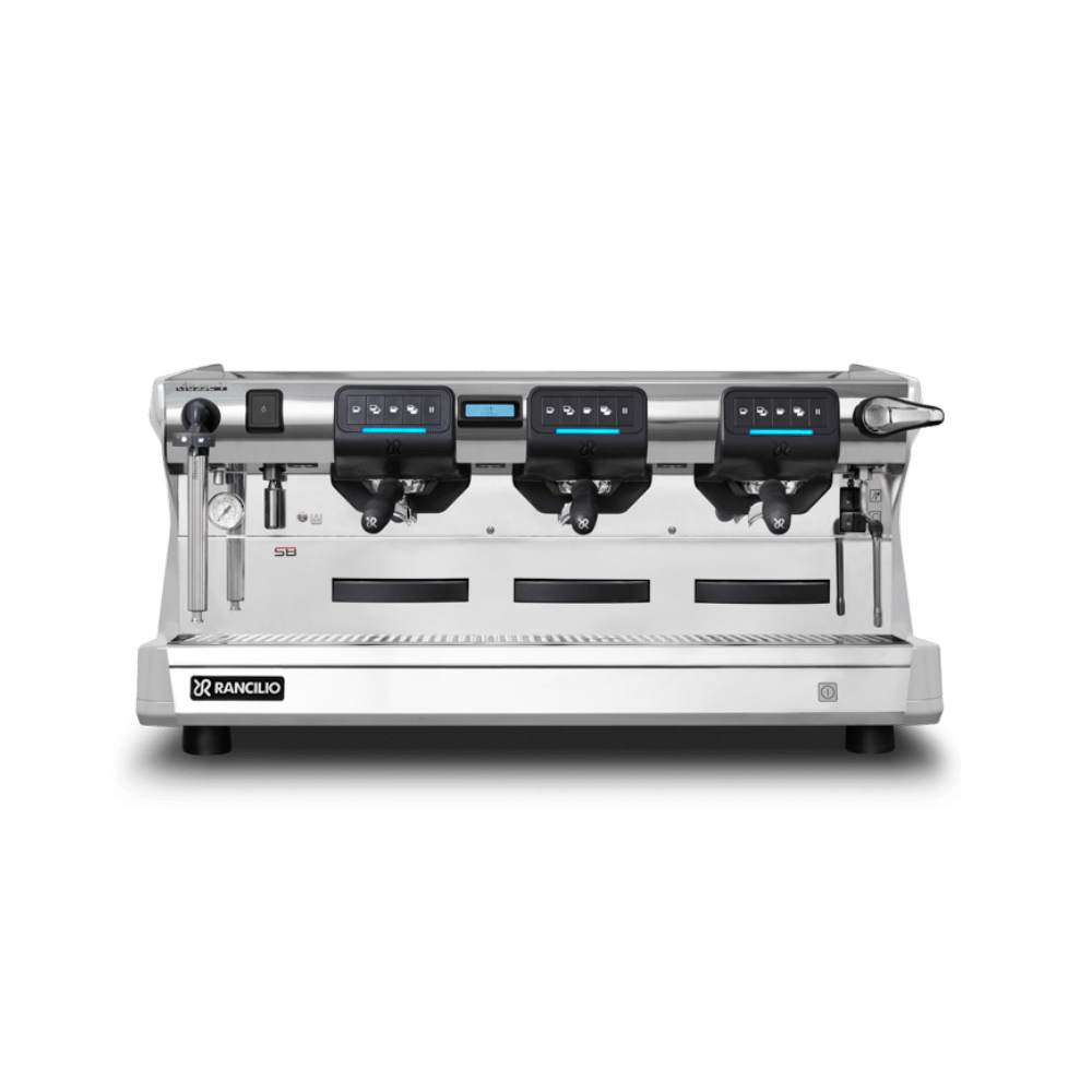 rancilio classe 7 usb 3 tall ice white front