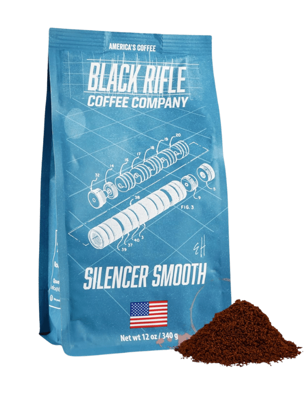 black rifle coffee company silencer smooth light roast ground coffee