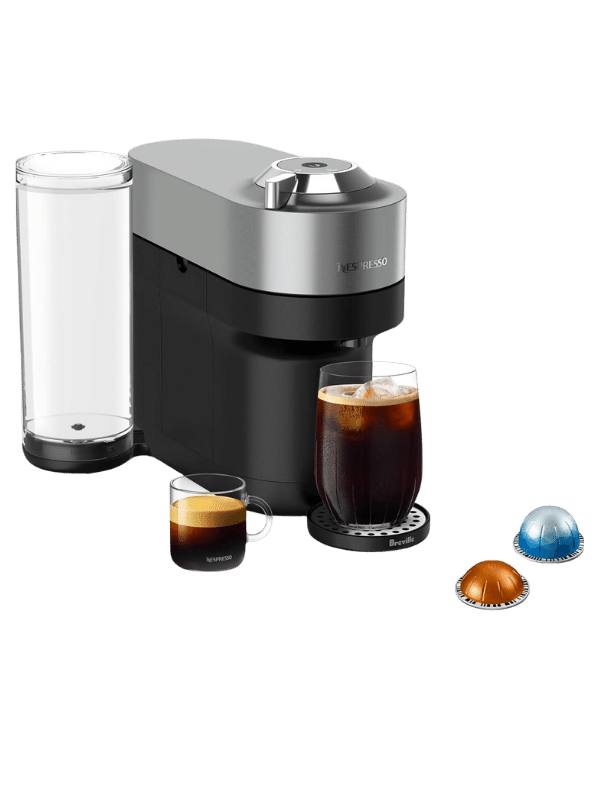 nespresso vertuo pop deluxe coffee and espresso machine by breville titan